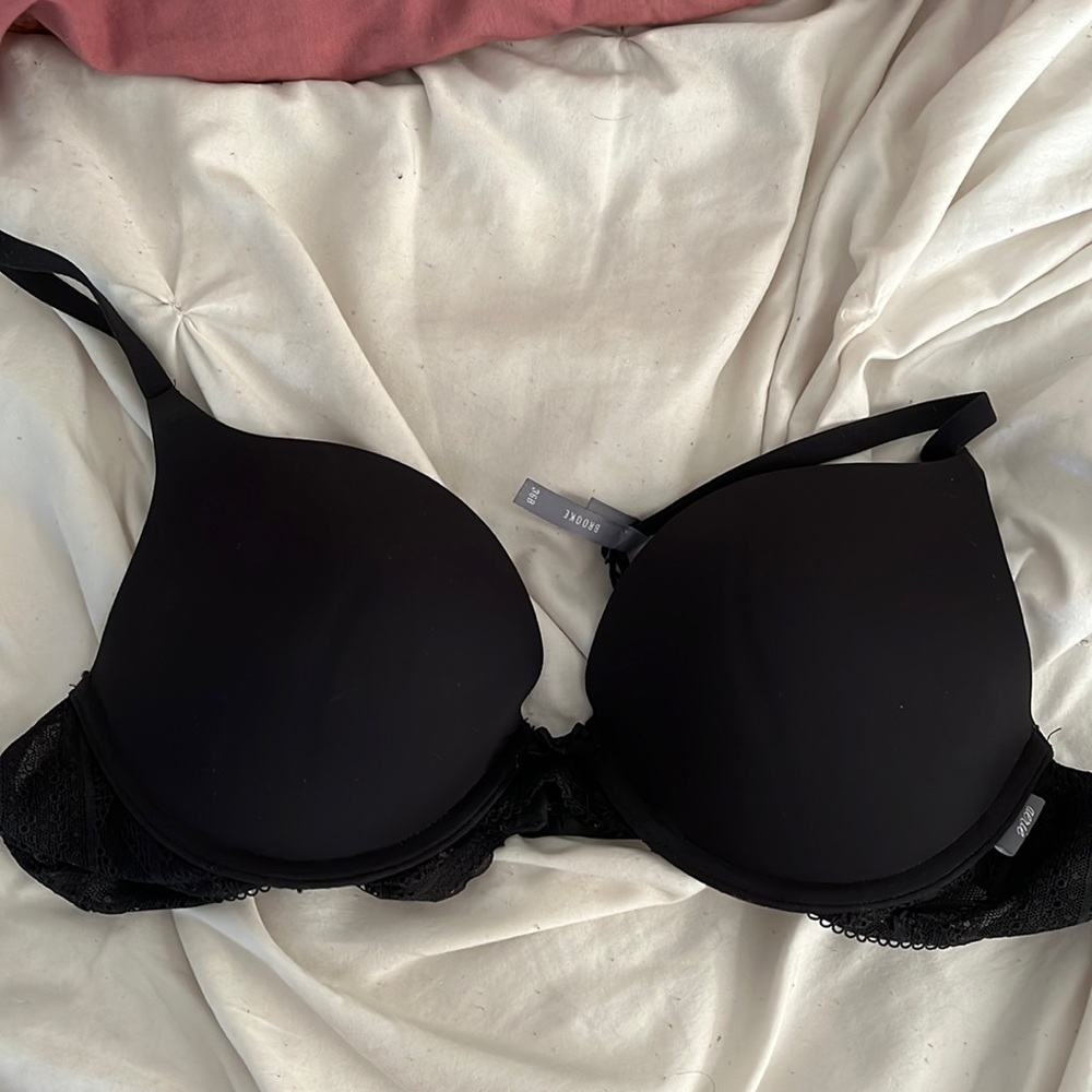Black Aerie Brooke push-up bra, 36B